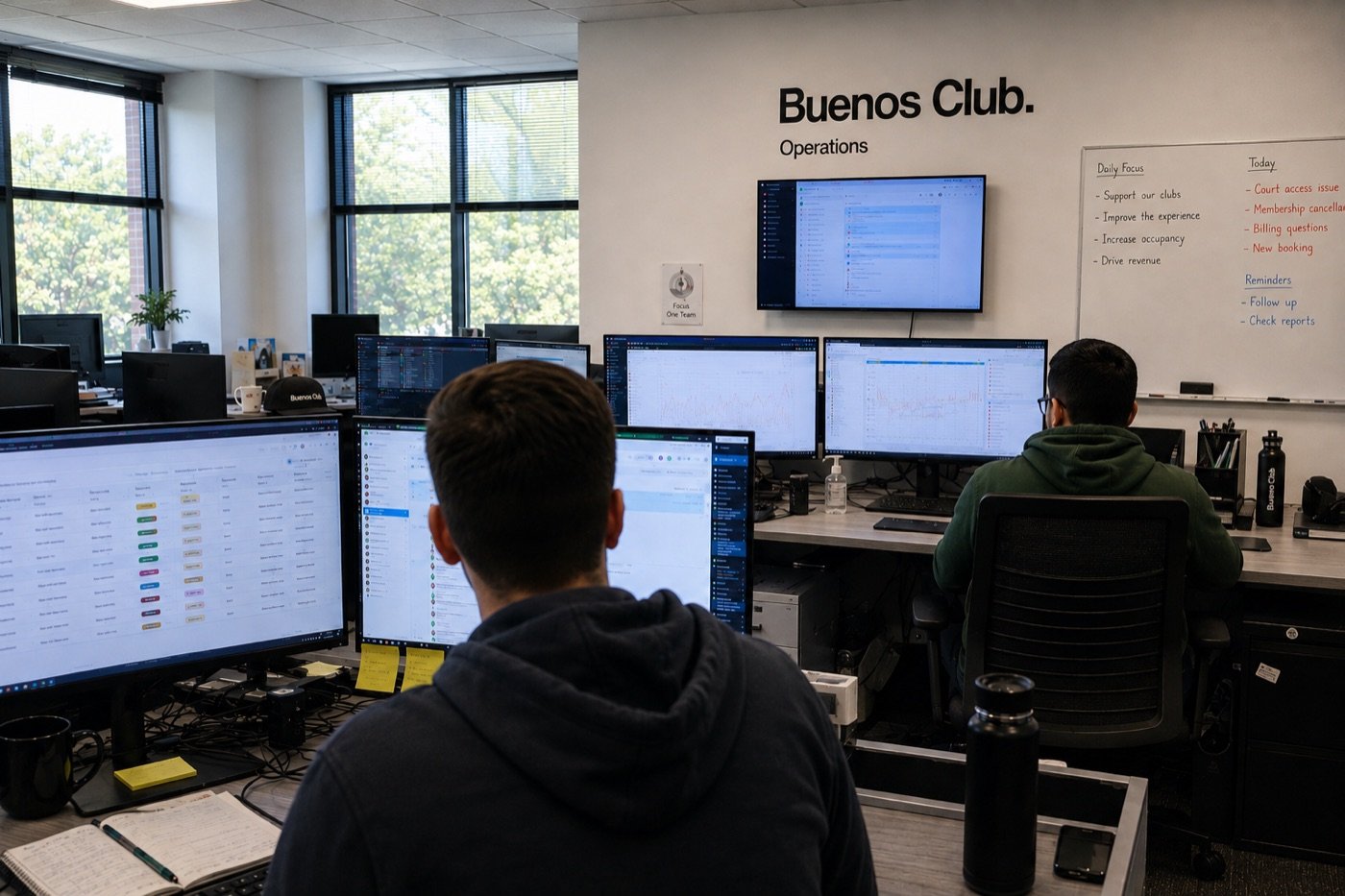 Buenos Club Operations — remote support team